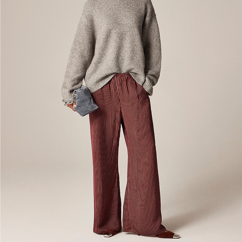 J. Crew Cosmo Pants in Red Stripe